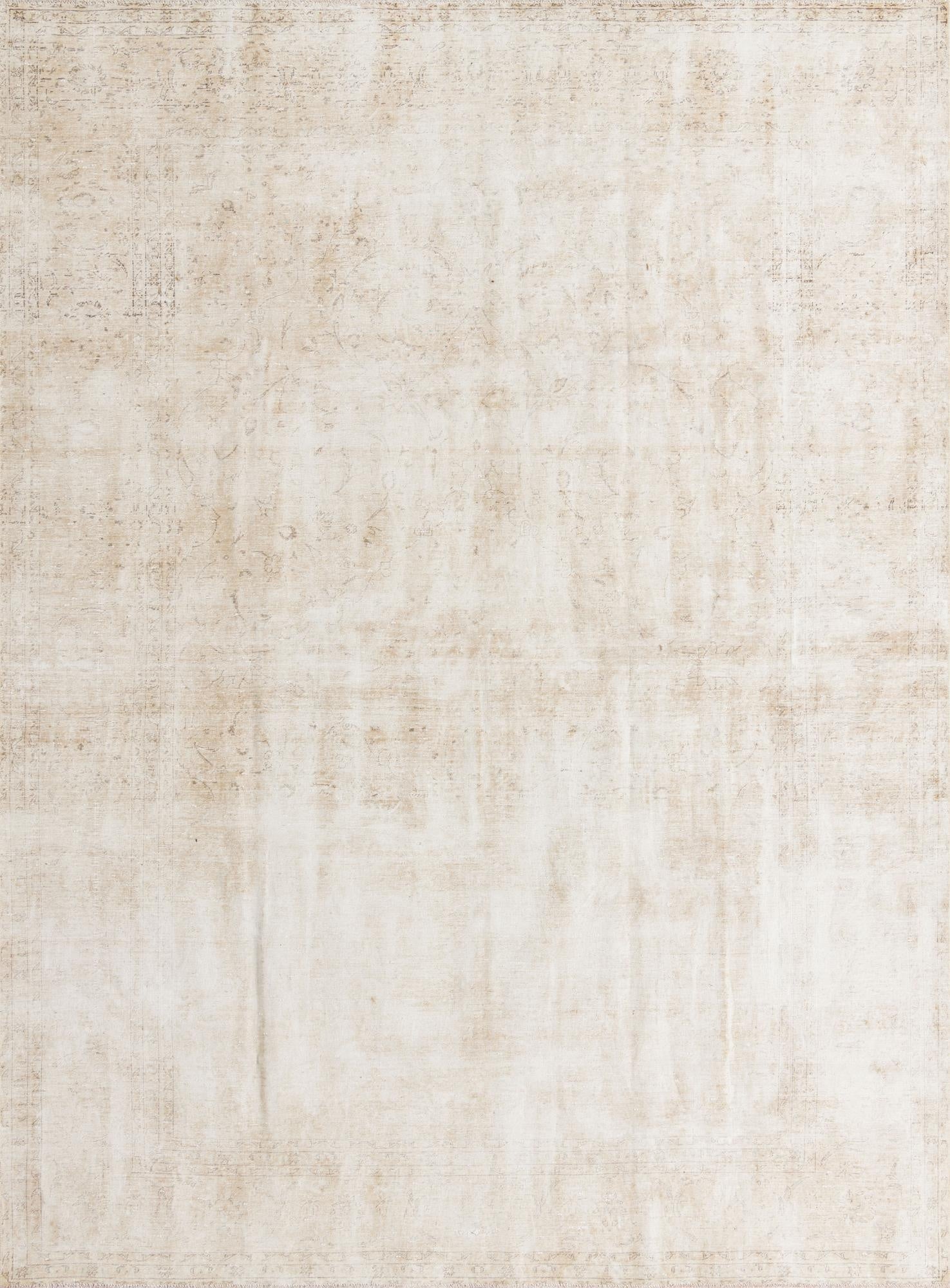  9' 3 x 13'  Hand Knotted Ultra Vintage Persian Wool Rug