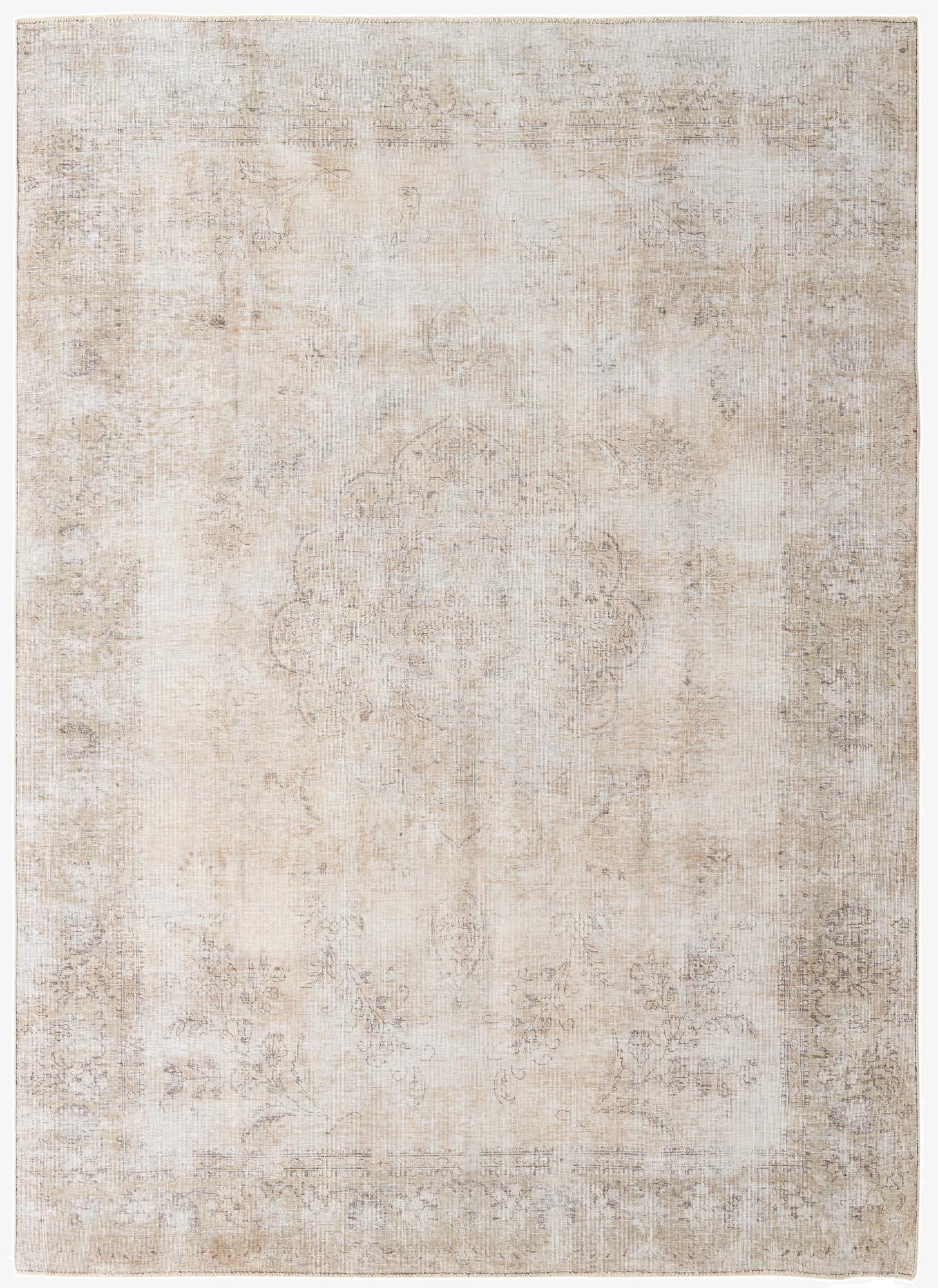  7' 9 x 10' 10  Hand Knotted Ultra Vintage Persian Wool Rug