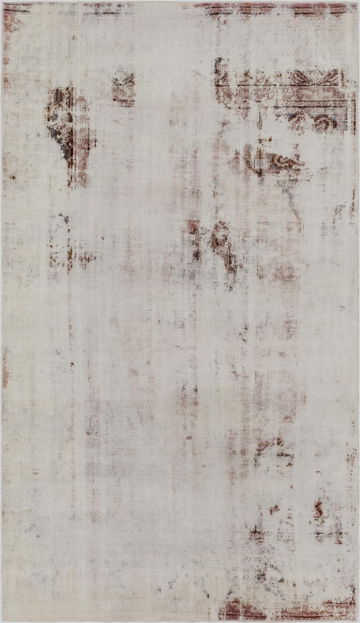  6' x 10' 10  Hand Knotted Ultra Vintage Persian Wool Rug