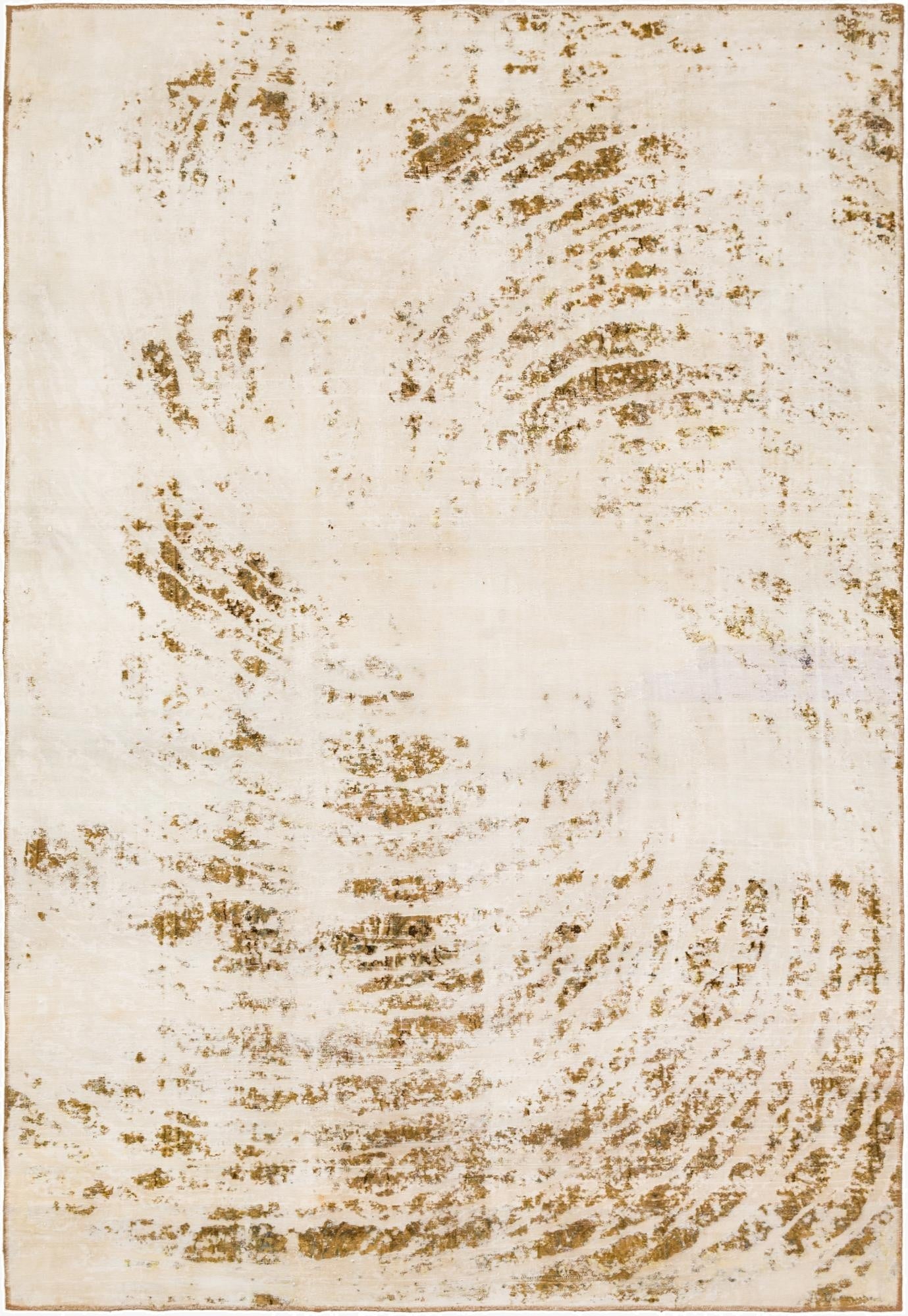  7' 7 x 11' 2  Hand Knotted Ultra Vintage Persian Wool Rug