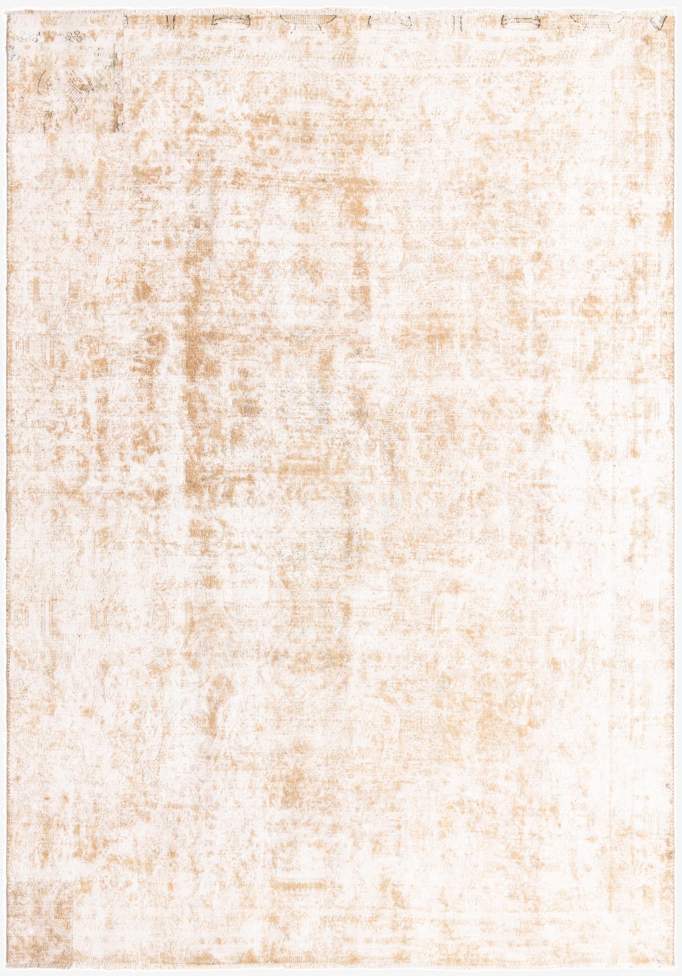  7' 7 x 11'  Hand Knotted Ultra Vintage Persian Wool Rug