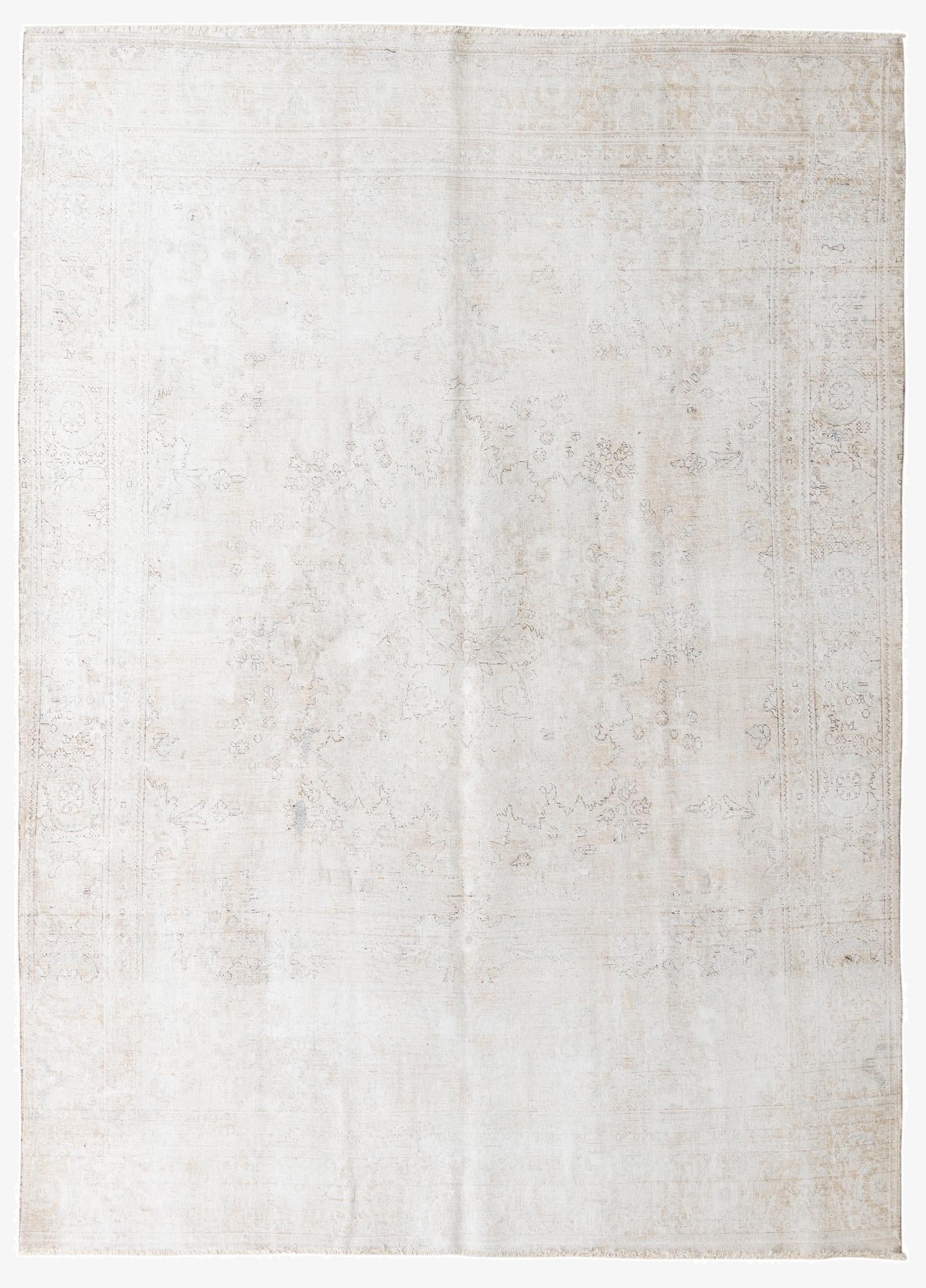  9' 2 x 12' 6  Hand Knotted Ultra Vintage Persian Wool Rug