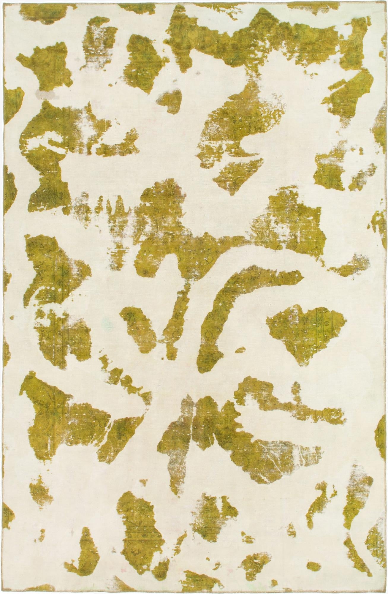  7' 6 x 11' 7  Hand Knotted Ultra Vintage Persian Wool Rug