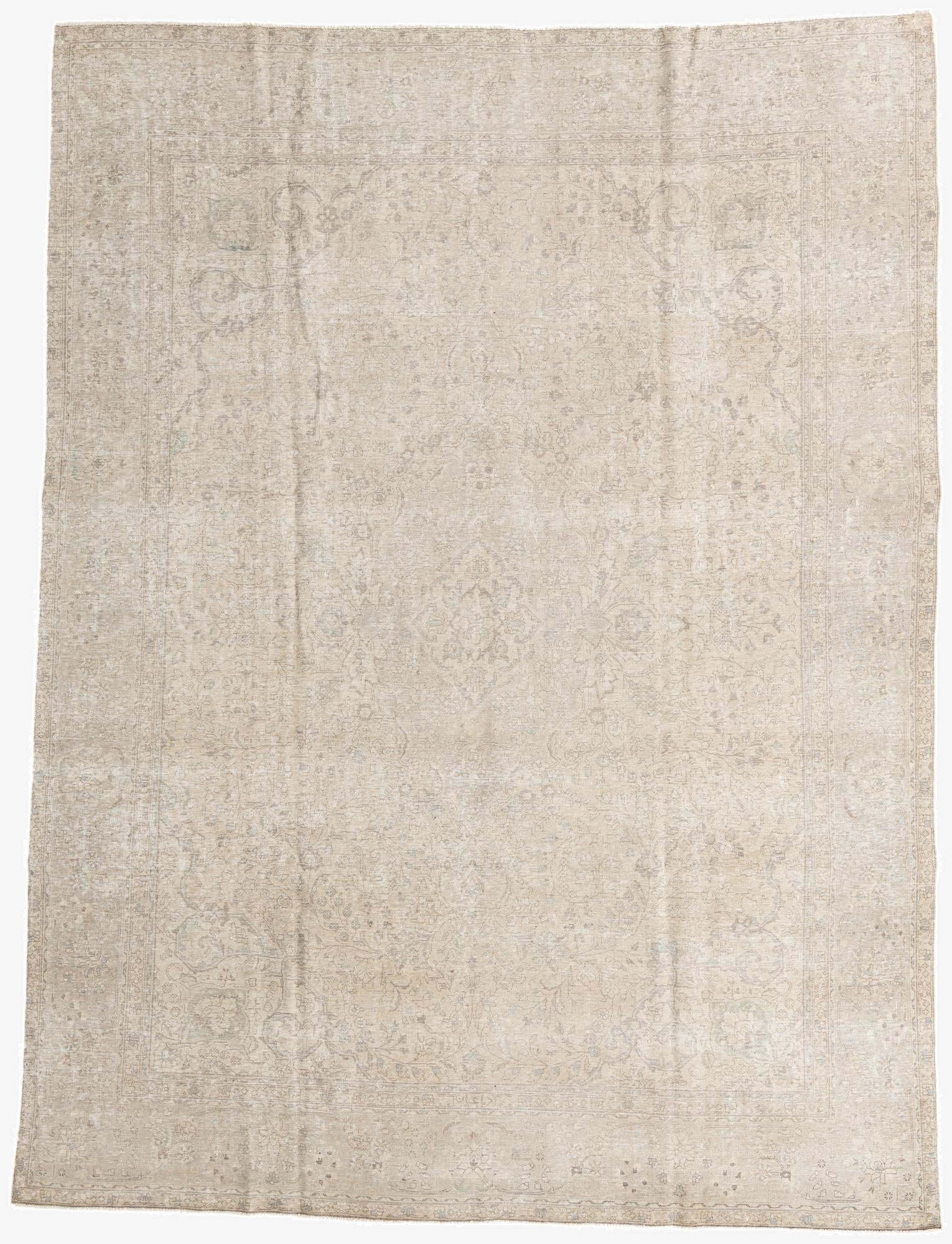  9' 2 x 12' 2  Hand Knotted Ultra Vintage Persian Wool Rug