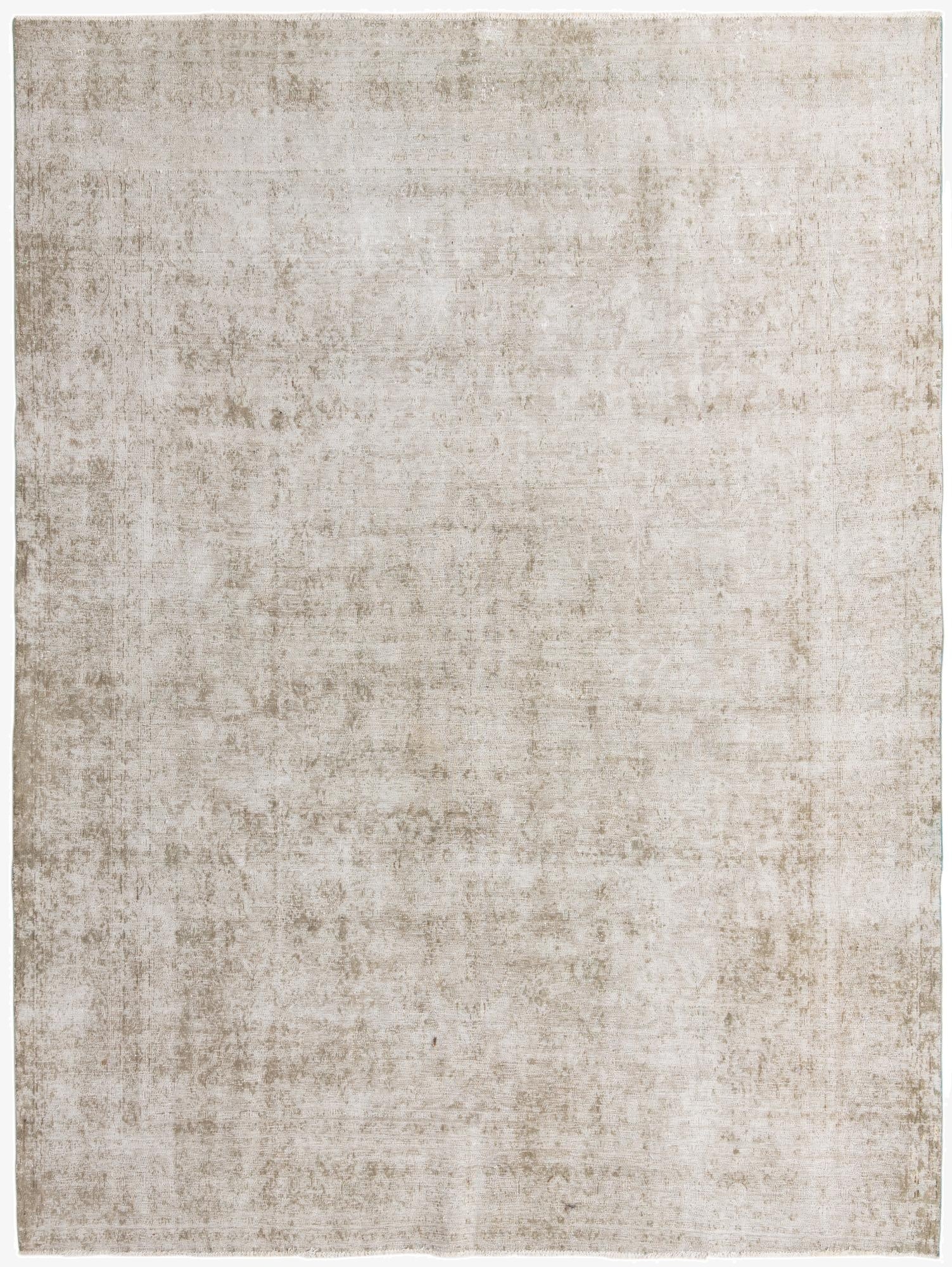  9' 4 x 12' 5  Hand Knotted Ultra Vintage Persian Wool Rug