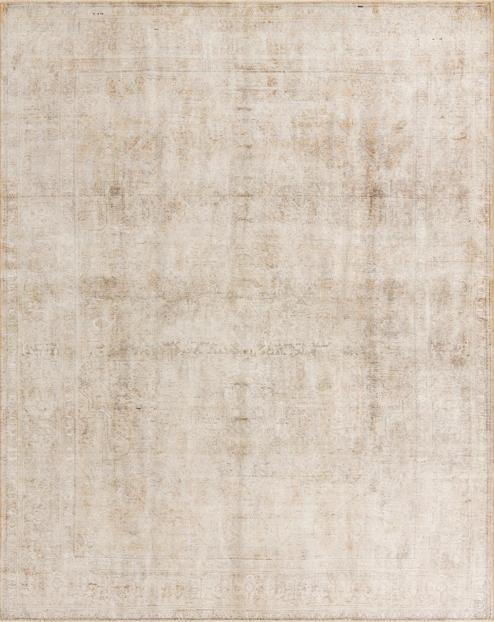  9' 10 x 12' 10  Hand Knotted Ultra Vintage Persian Wool Rug