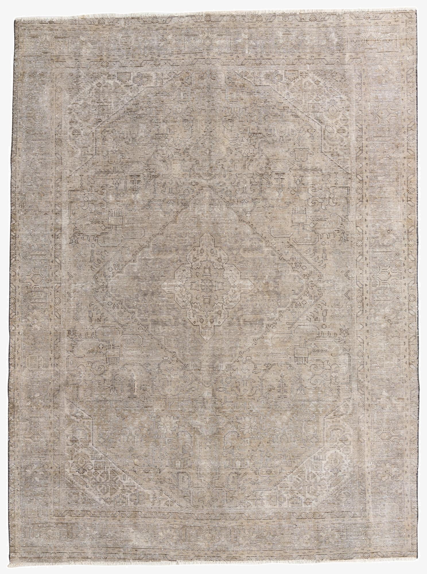  7' 10 x 10' 7  Hand Knotted Ultra Vintage Persian Wool Rug
