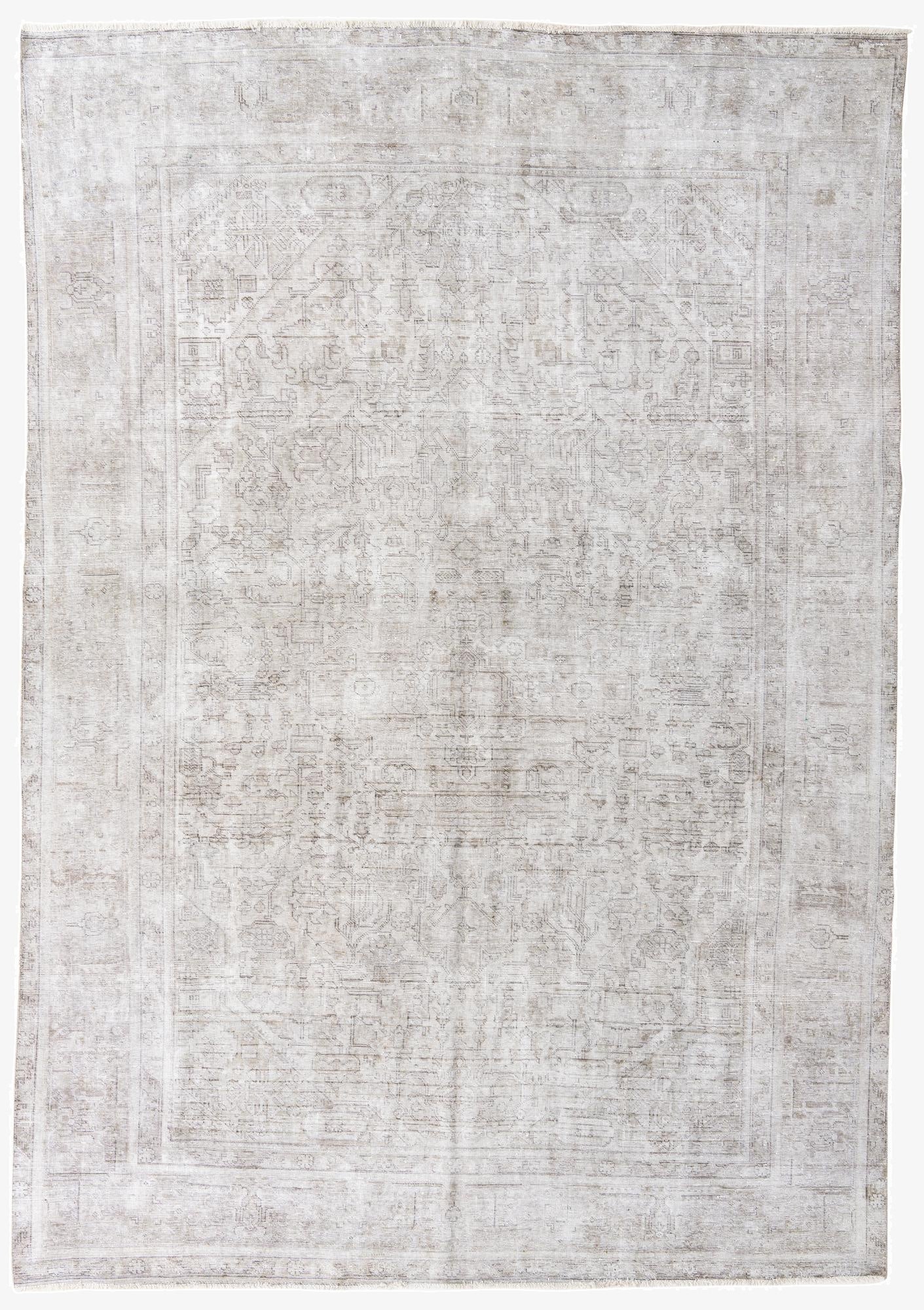  9' x 12' 8  Hand Knotted Ultra Vintage Persian Wool Rug