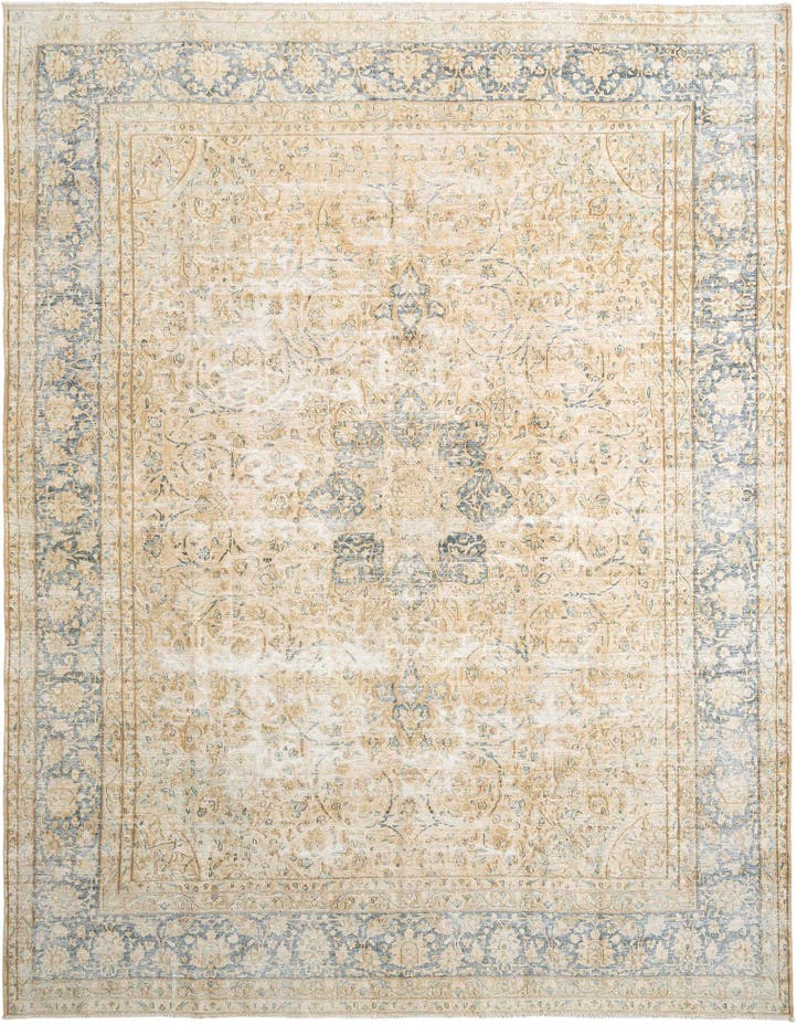  9' 10 x 13' 1 Vintage Royal Wool Rug