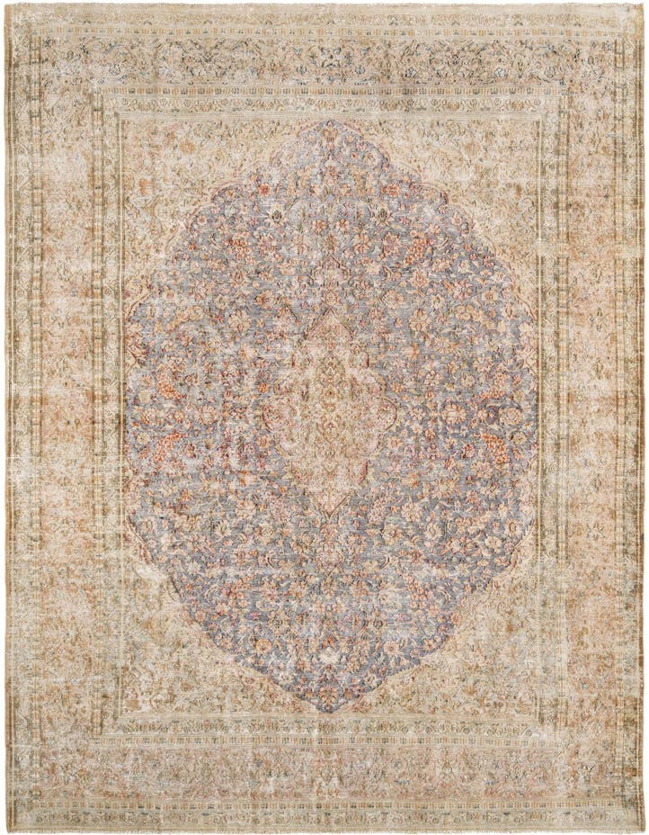  9' 6 x 12' 10 Vintage Royal Wool Rug