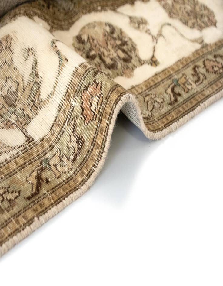 Detail image of  9' 9 x 12' 6  Hand Knotted Vintage Royal Persian Wool Rug