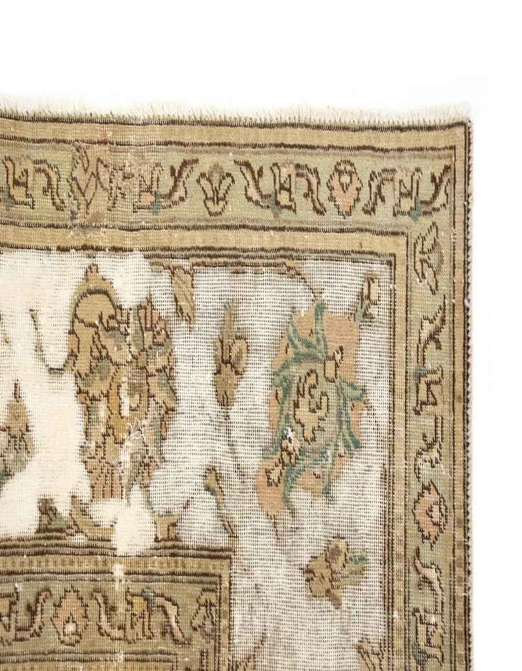 Detail image of  9' 9 x 12' 6  Hand Knotted Vintage Royal Persian Wool Rug