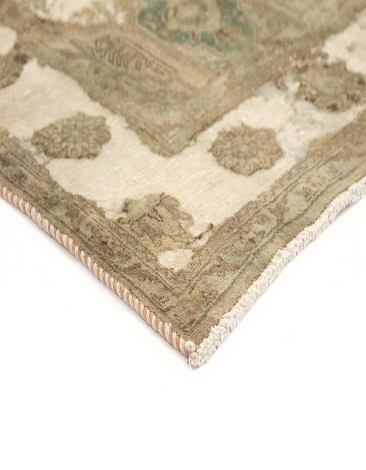 Detail image of  6' 5 x 9' 6  Hand Knotted Vintage Royal Persian Wool Rug