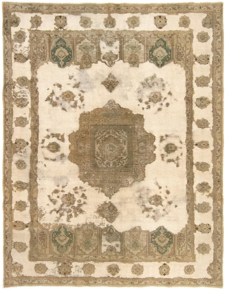  6' 5 x 9' 6  Hand Knotted Vintage Royal Persian W...