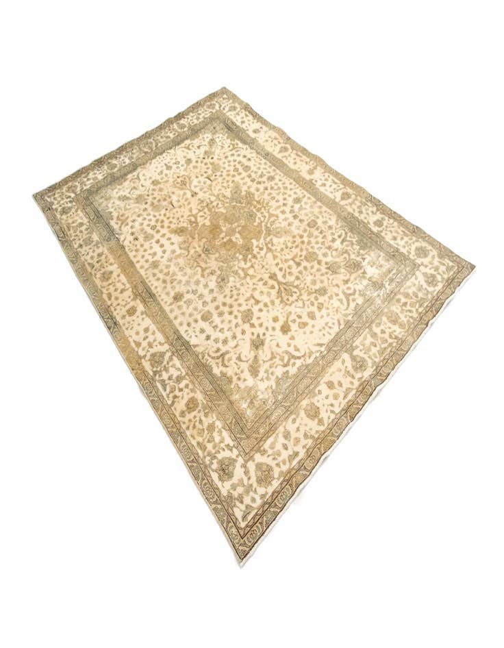 Detail image of  7' 9 x 10' 8  Hand Knotted Vintage Royal Persian Wool Rug