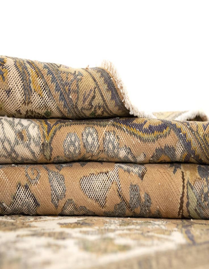 Detail image of  8' x 10' 6  Hand Knotted Vintage Royal Persian Wool Rug