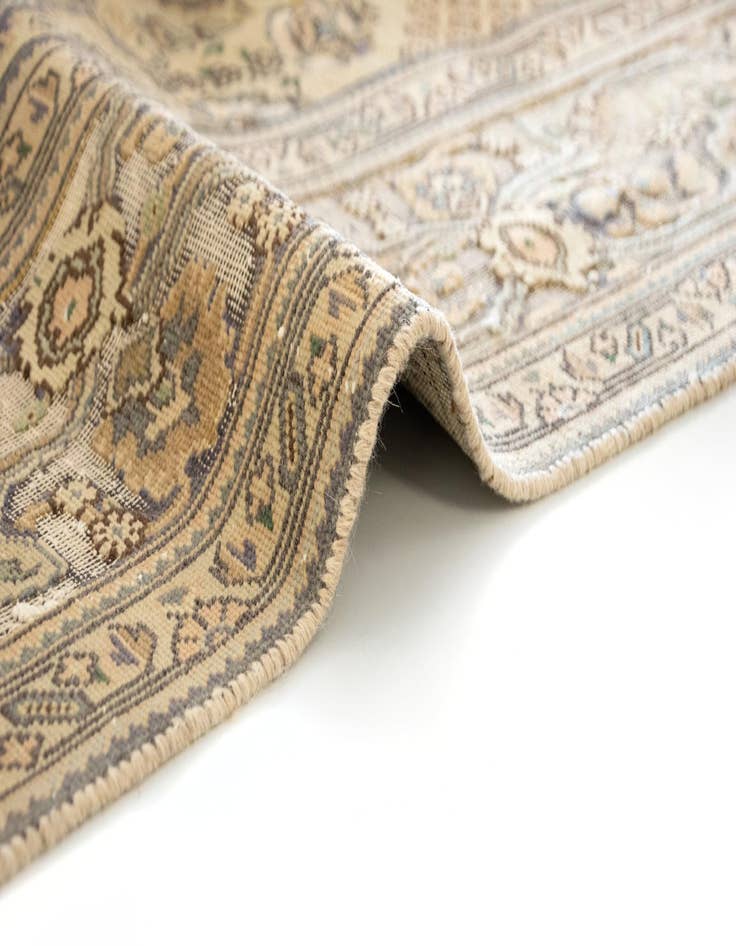 Detail image of  8' x 10' 6  Hand Knotted Vintage Royal Persian Wool Rug