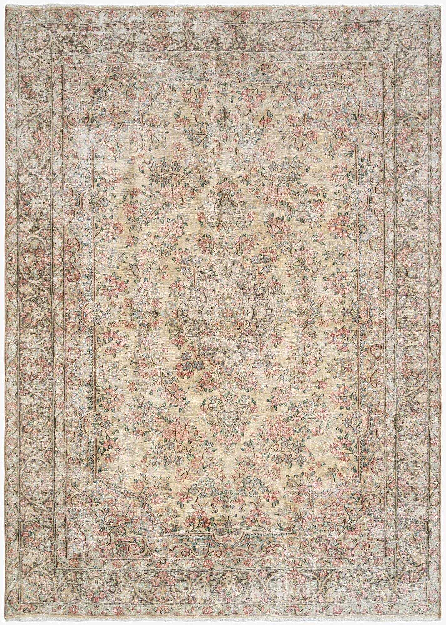  7' 10 x 11' 1 Vintage Royal Wool Rug