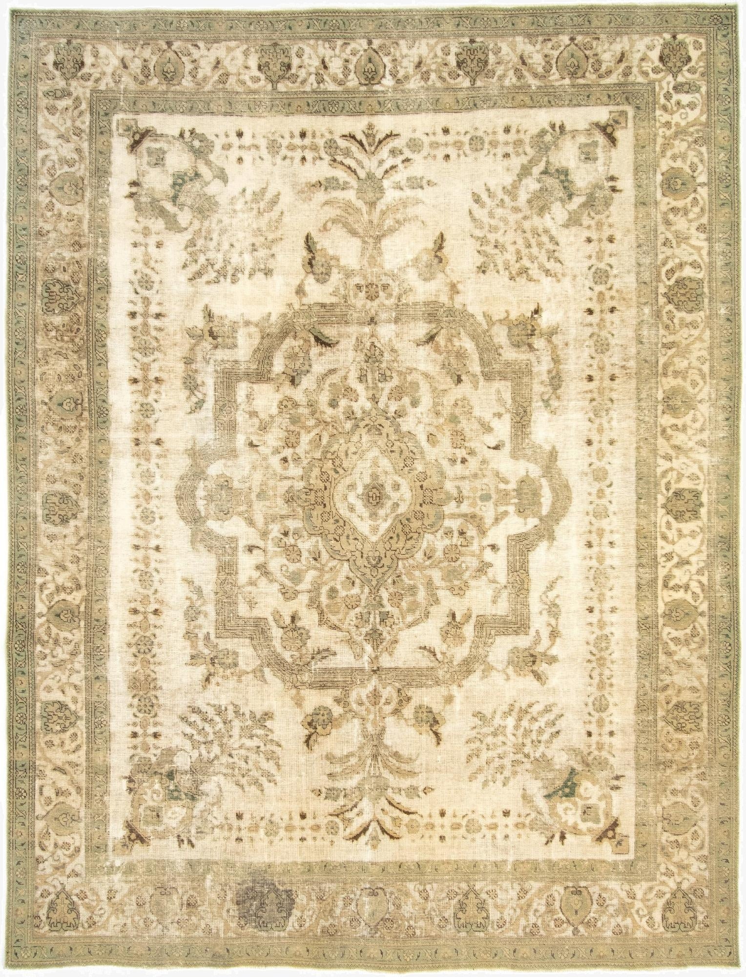  9' 8 x 12' 8  Hand Knotted Vintage Royal Persian Wool Rug