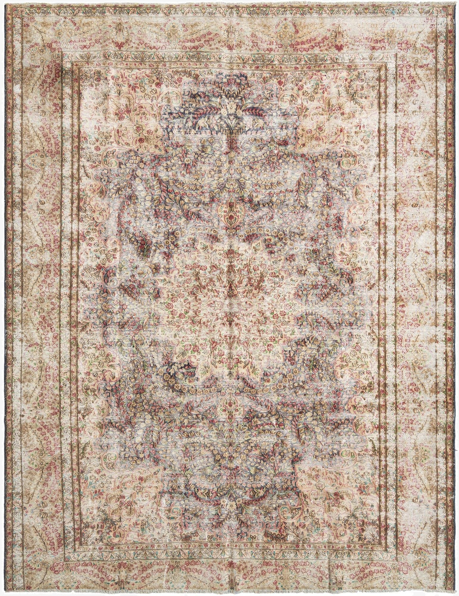  8' x 10' 4 Vintage Royal Wool Rug