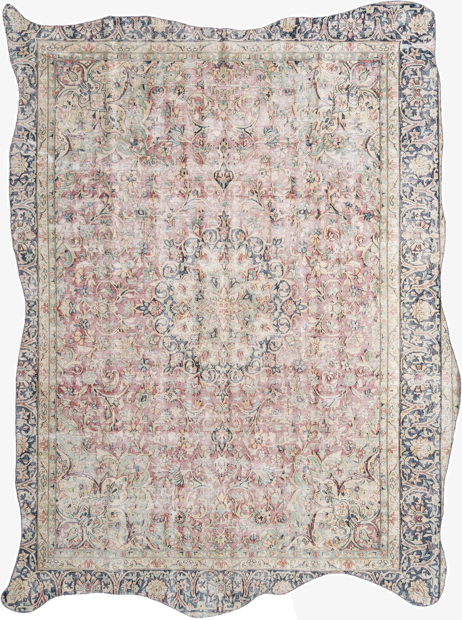  8' 5 x 11' 10 Vintage Royal Wool Rug