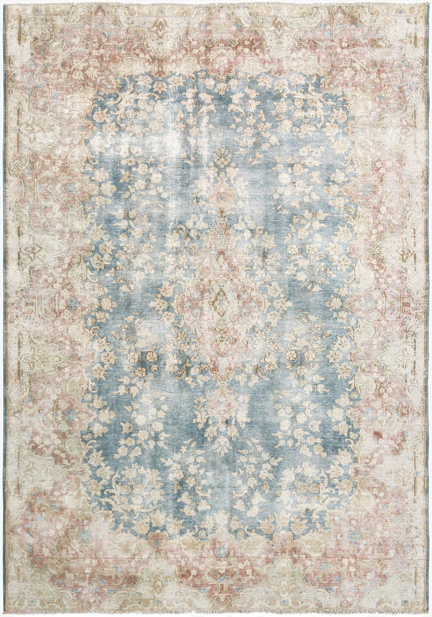  6' 7 x 9' 5 Vintage Royal Wool Rug