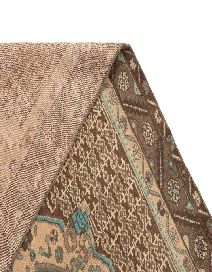 Detail image of  4' 6 x 9' 4 Vintage Wool Rug