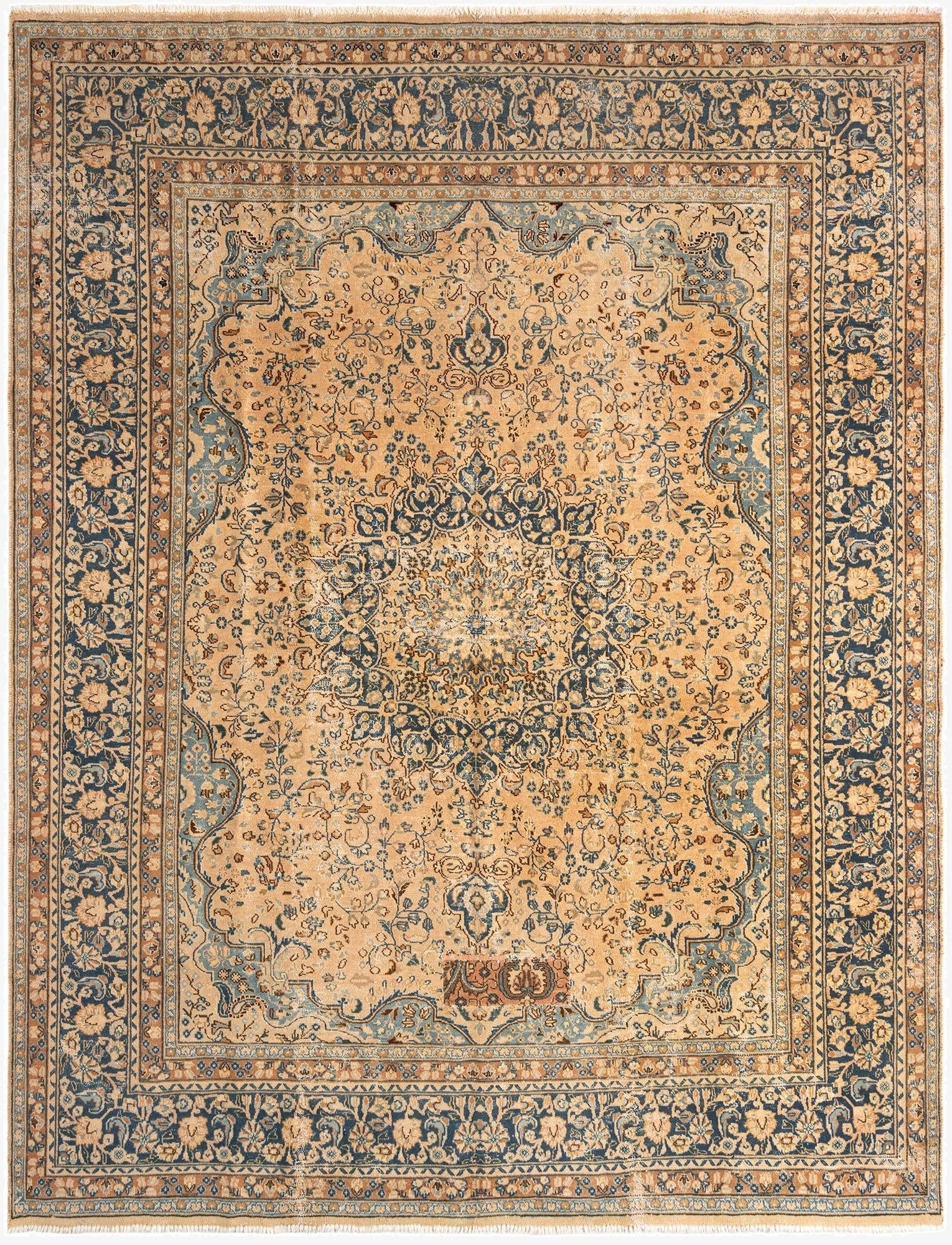  9' 9 x 12' 6 Vintage Wool Rug