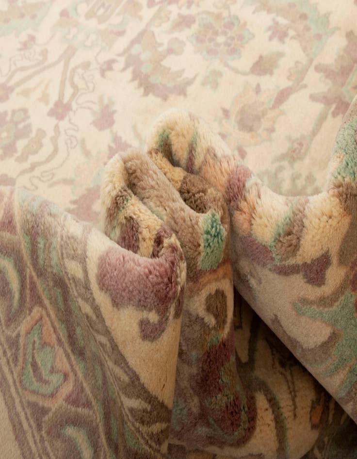 Detail image of  8' 5 x 10' 8  Hand Knotted Ziegler Wool Rug