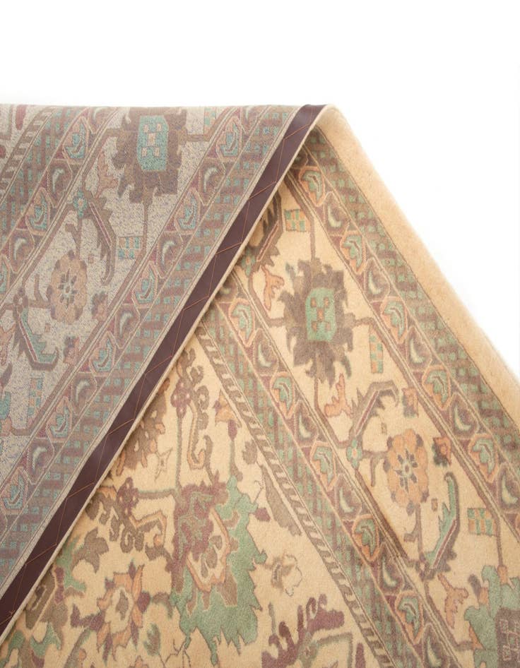 Detail image of  8' 5 x 10' 8  Hand Knotted Ziegler Wool Rug