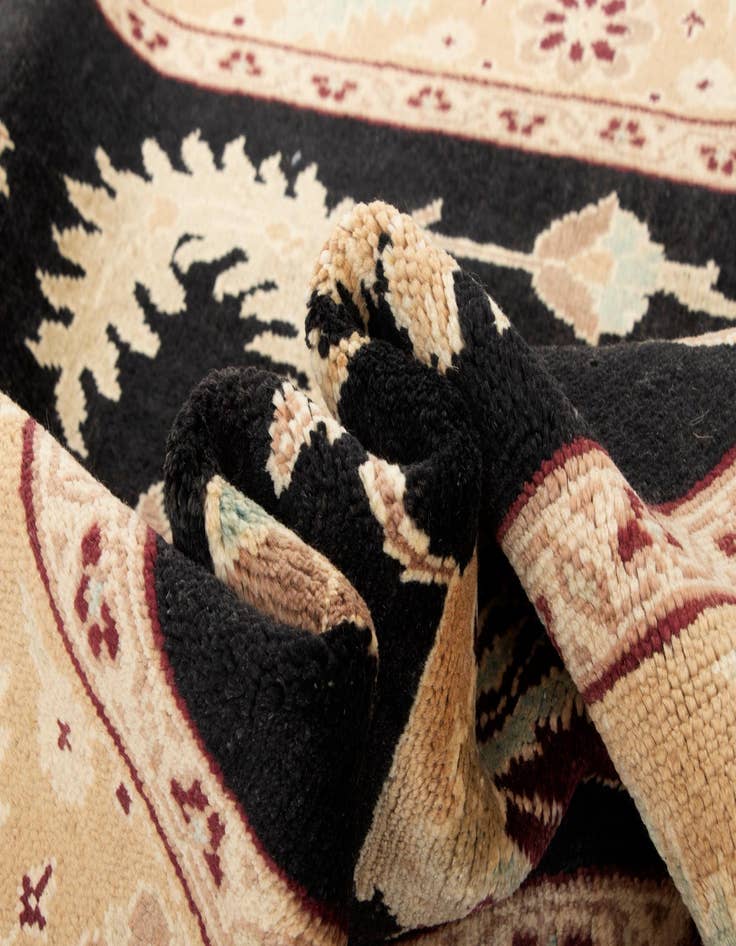 Detail image of  5' 2 x 7' 7  Hand Knotted Ziegler Wool Rug