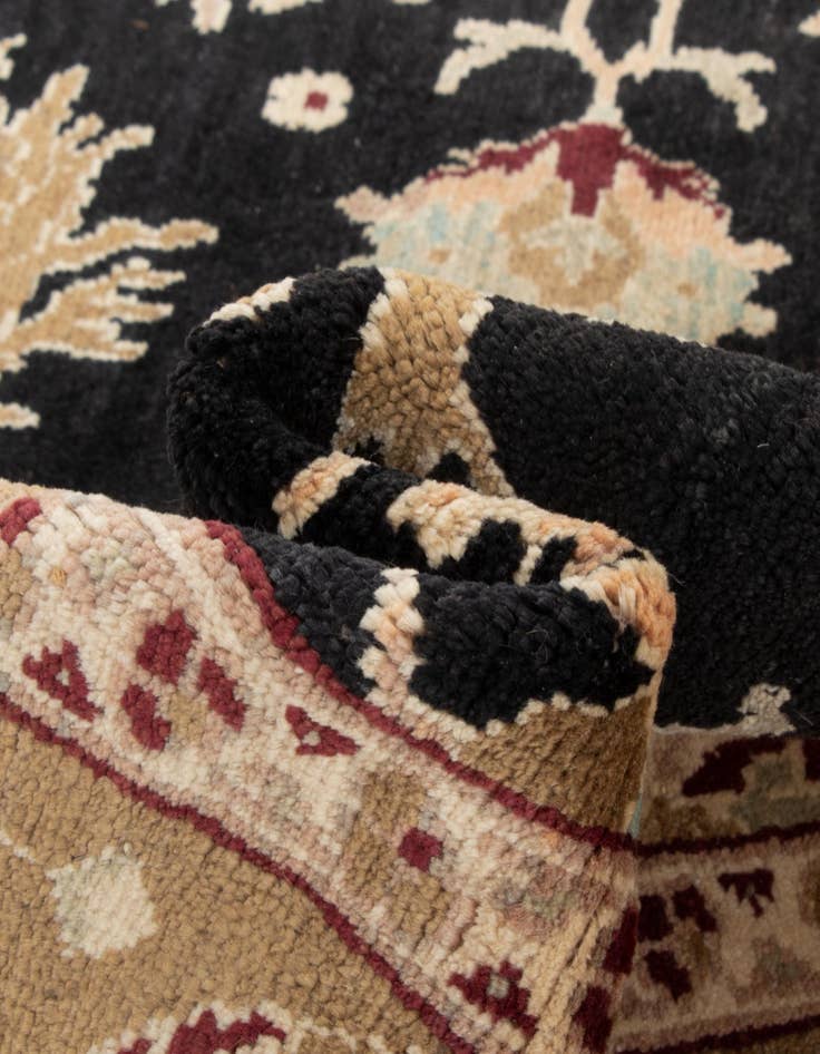 Detail image of  5' 3 x 7' 3  Hand Knotted Ziegler Wool Rug