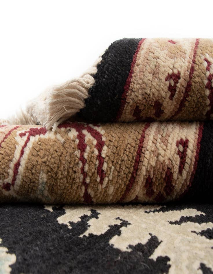 Detail image of  5' 3 x 7' 3  Hand Knotted Ziegler Wool Rug