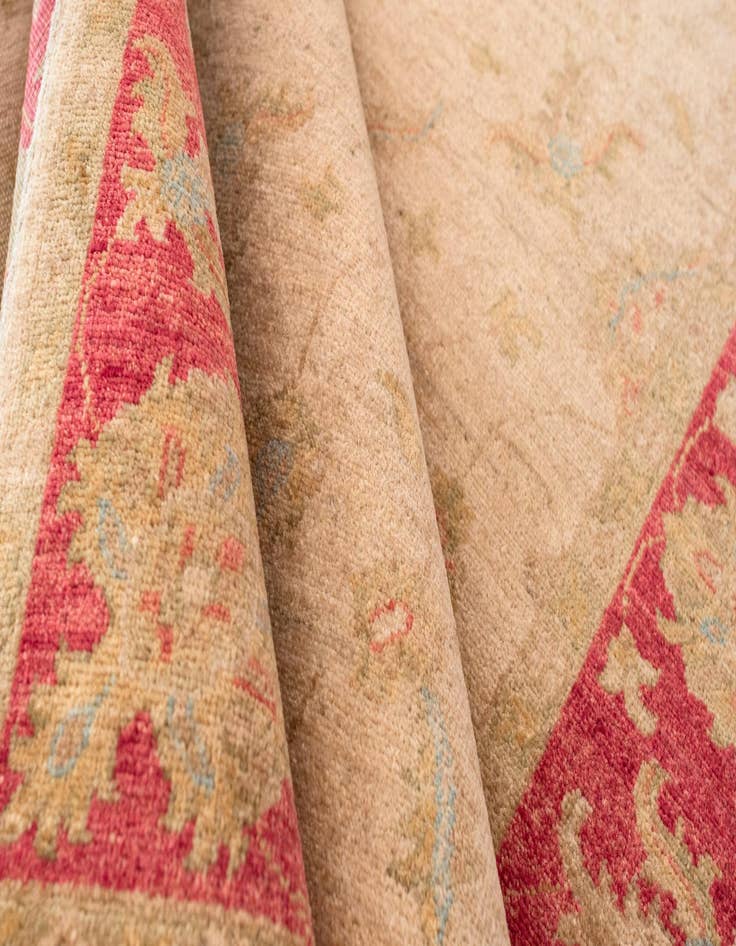 Detail image of  4' 11 x 6' 6 Ziegler Wool Rug