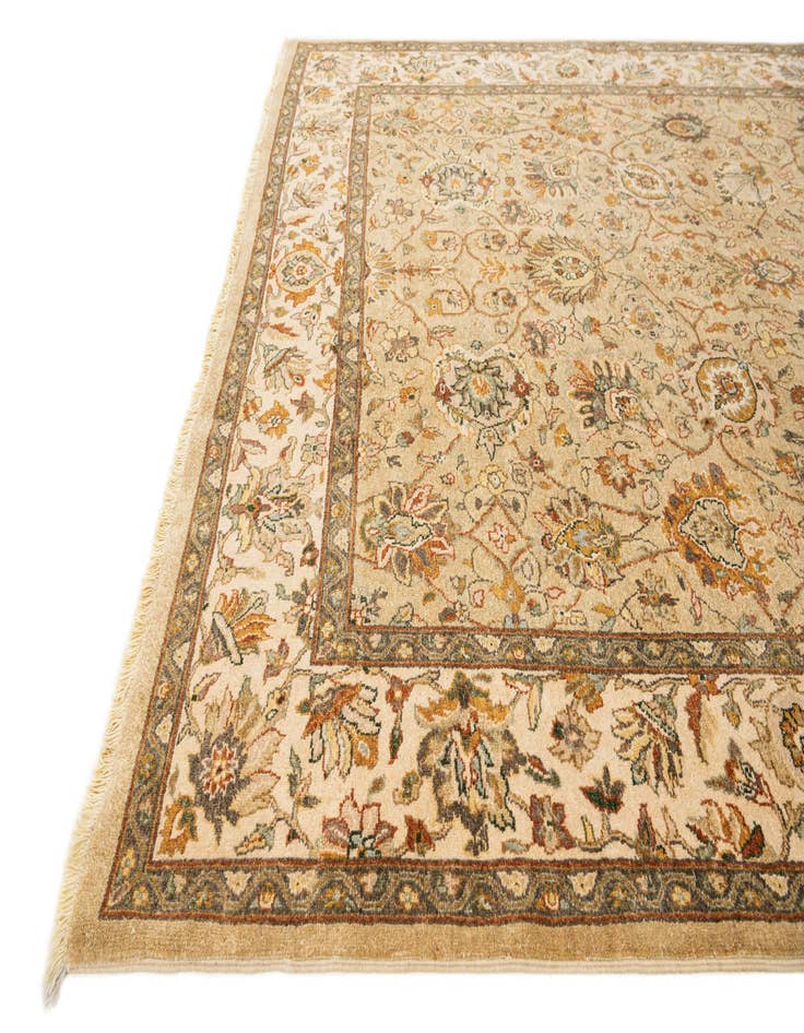 Detail image of  6' 2 x 9' 5  Hand Knotted Ziegler Oriental Wool Rug