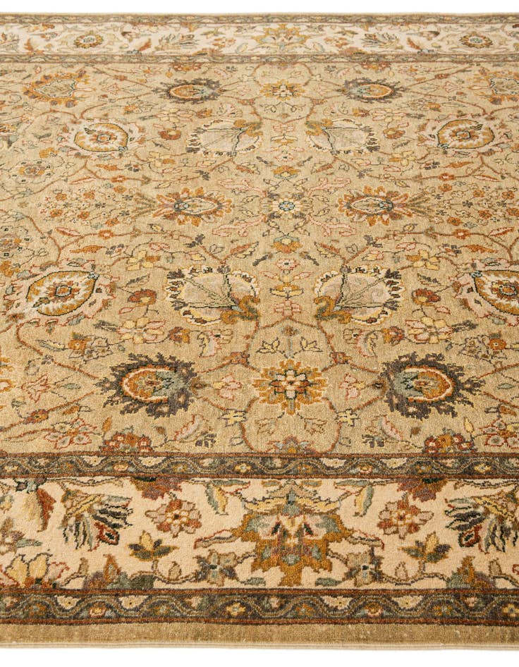 Detail image of  6' 2 x 9' 5  Hand Knotted Ziegler Oriental Wool Rug
