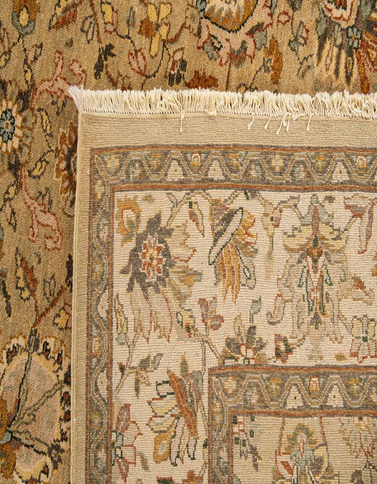 Detail image of  6' 2 x 9' 5  Hand Knotted Ziegler Oriental Wool Rug