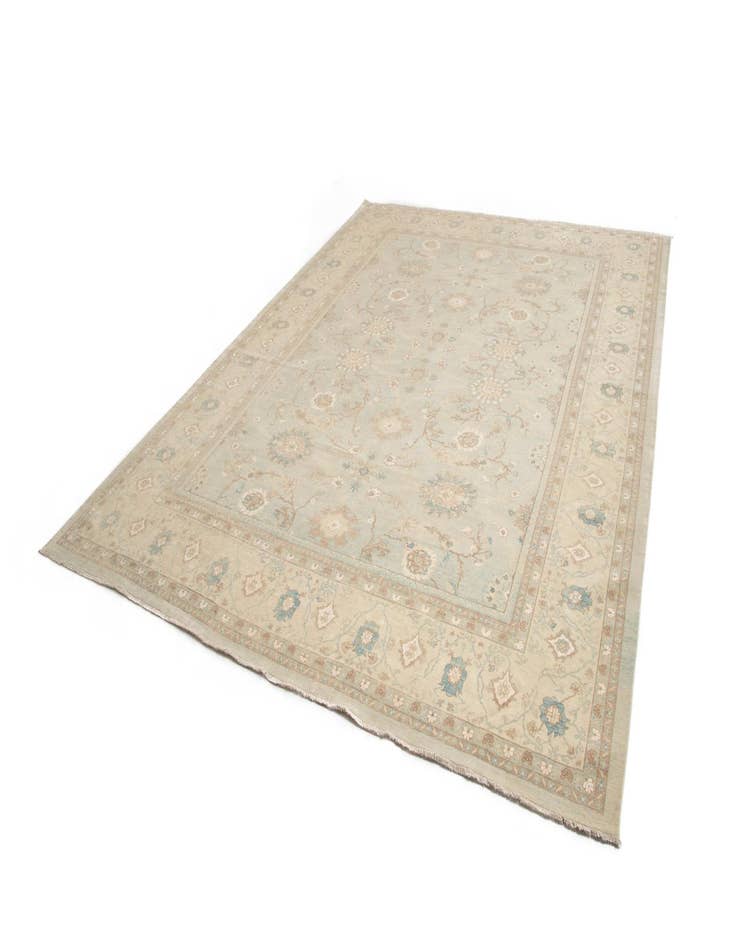 Detail image of  12' 1 x 15'  Hand Knotted Ziegler Rug