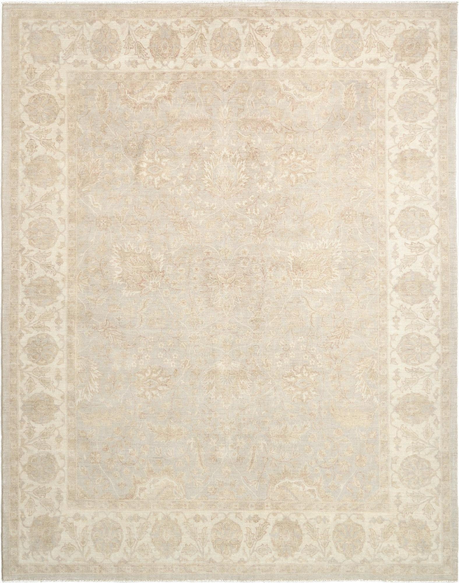  7' 11 x 10'  Hand Knotted Ziegler Rug