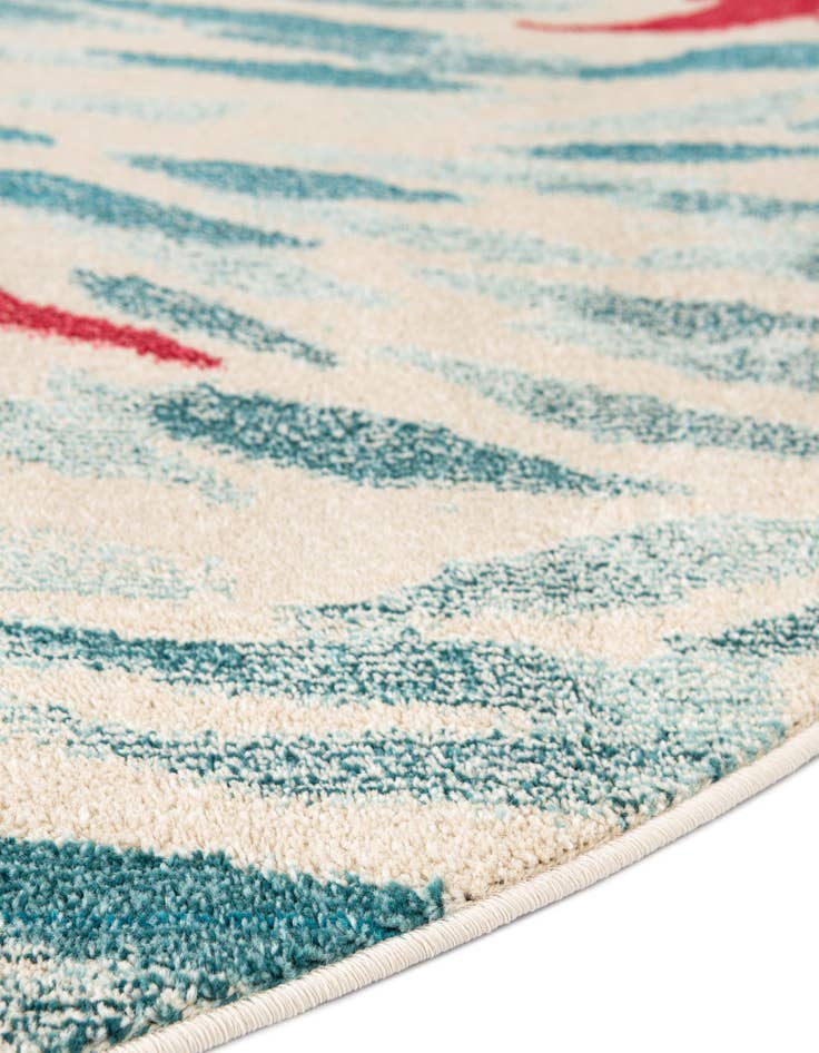 Detail image of  6' x 6'  Washable Amalfi Round Rug