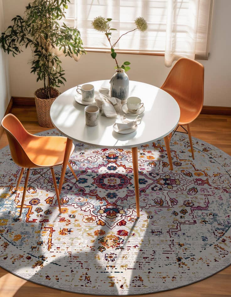 Detail image of  7' x 7' Amulet Round Rug