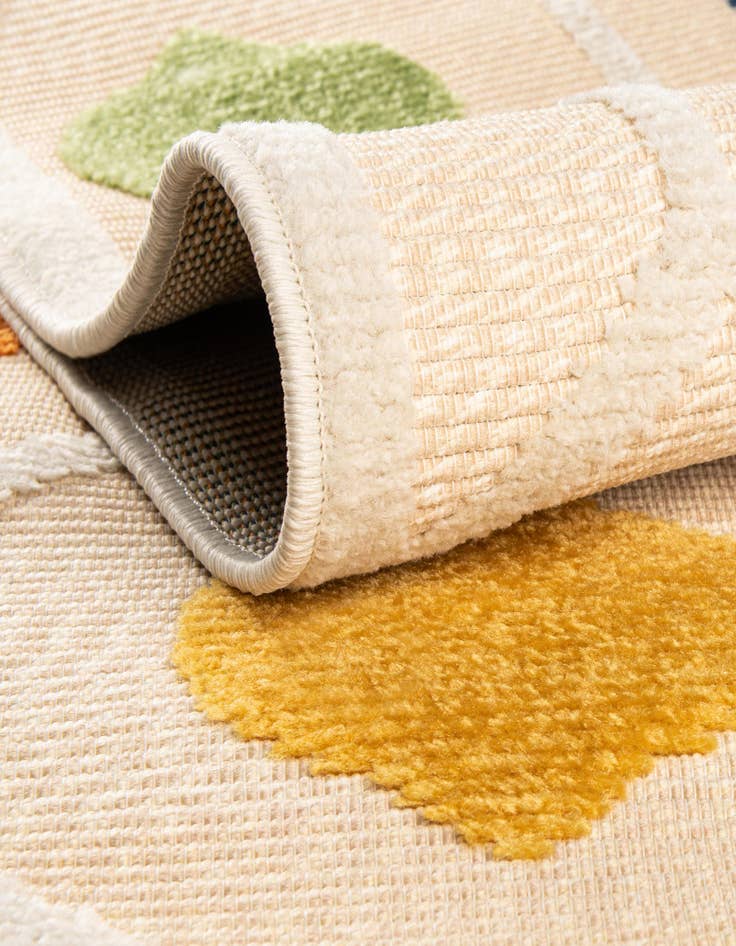 Detail image of  5' 3 x 5' 3  Washable Aruba Indoor / Outdoor Round Rug