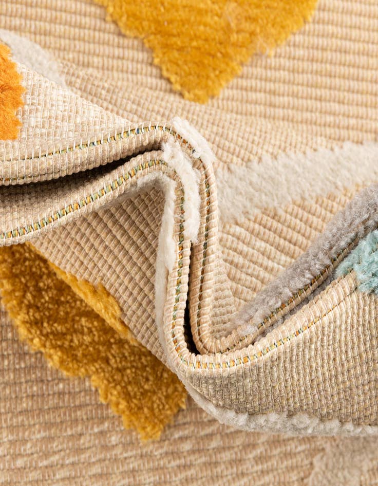 Detail image of  5' 3 x 5' 3  Washable Aruba Indoor / Outdoor Round Rug