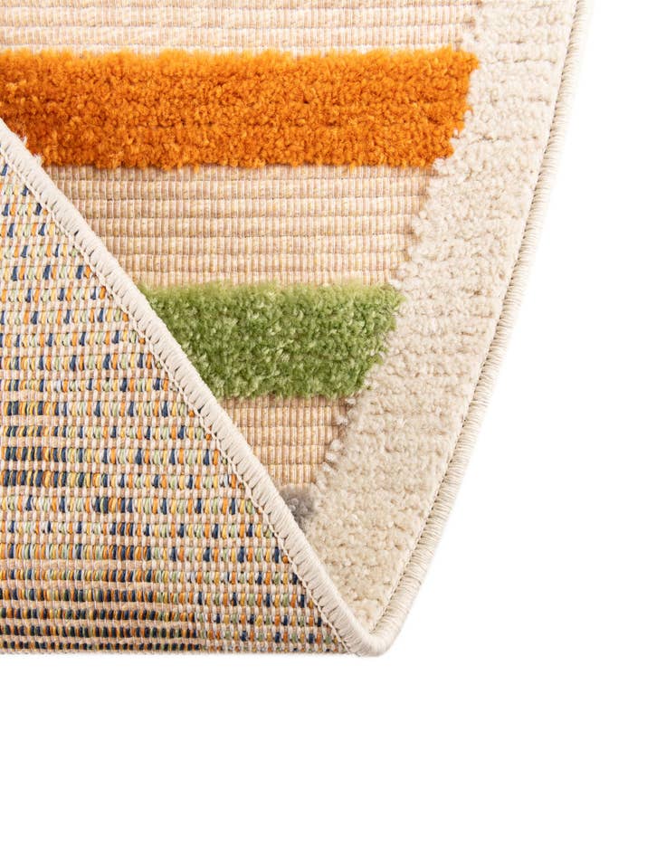 Detail image of  5' 3 x 5' 3  Washable Aruba Indoor / Outdoor Round Rug