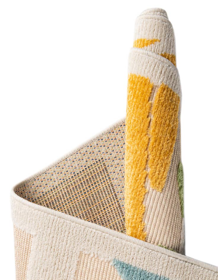 Detail image of  5' 3 x 5' 3  Washable Aruba Indoor / Outdoor Round Rug