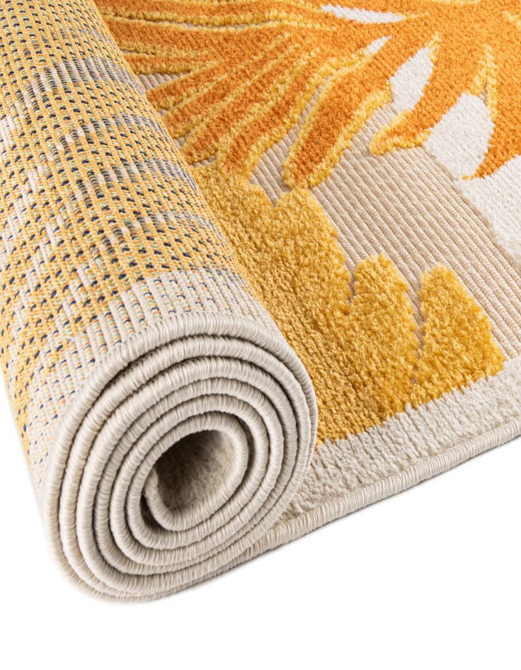 Detail image of  5' 3 x 5' 3  Washable Aruba Indoor / Outdoor Round Rug