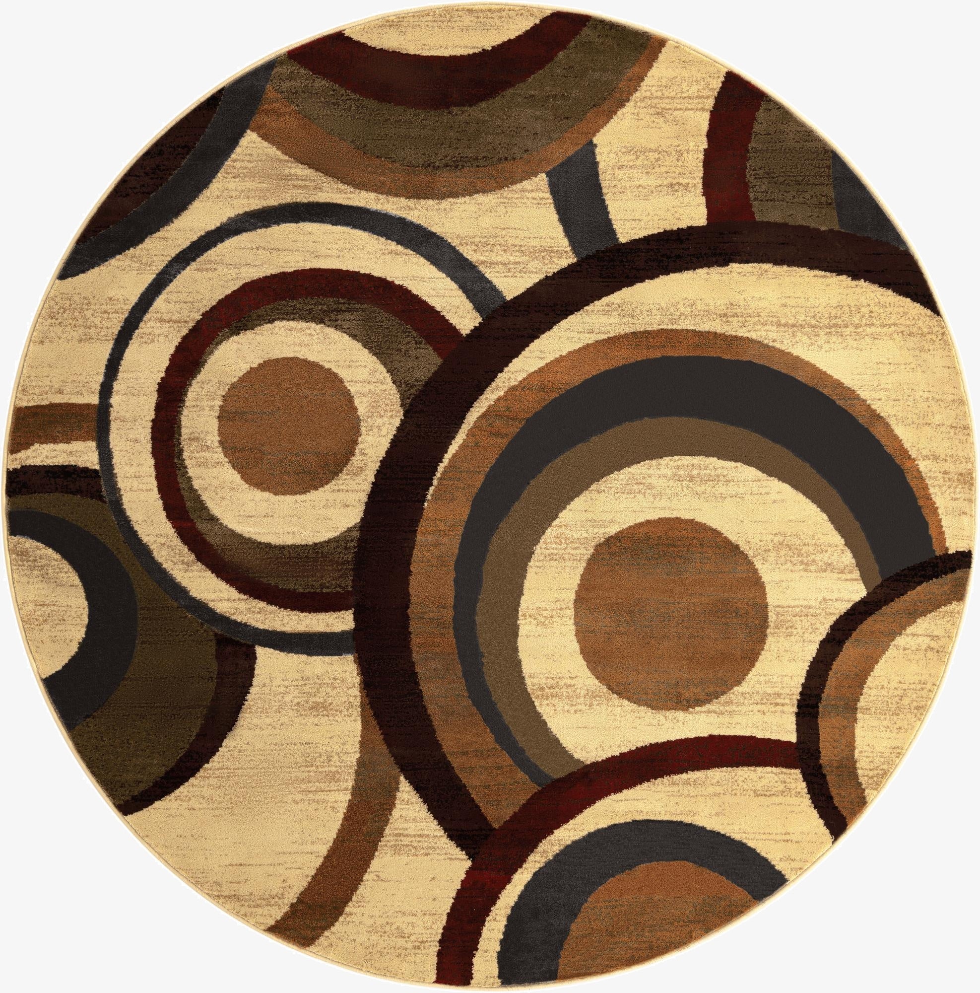  7' 10 x 7' 10 Cafe Round Rug