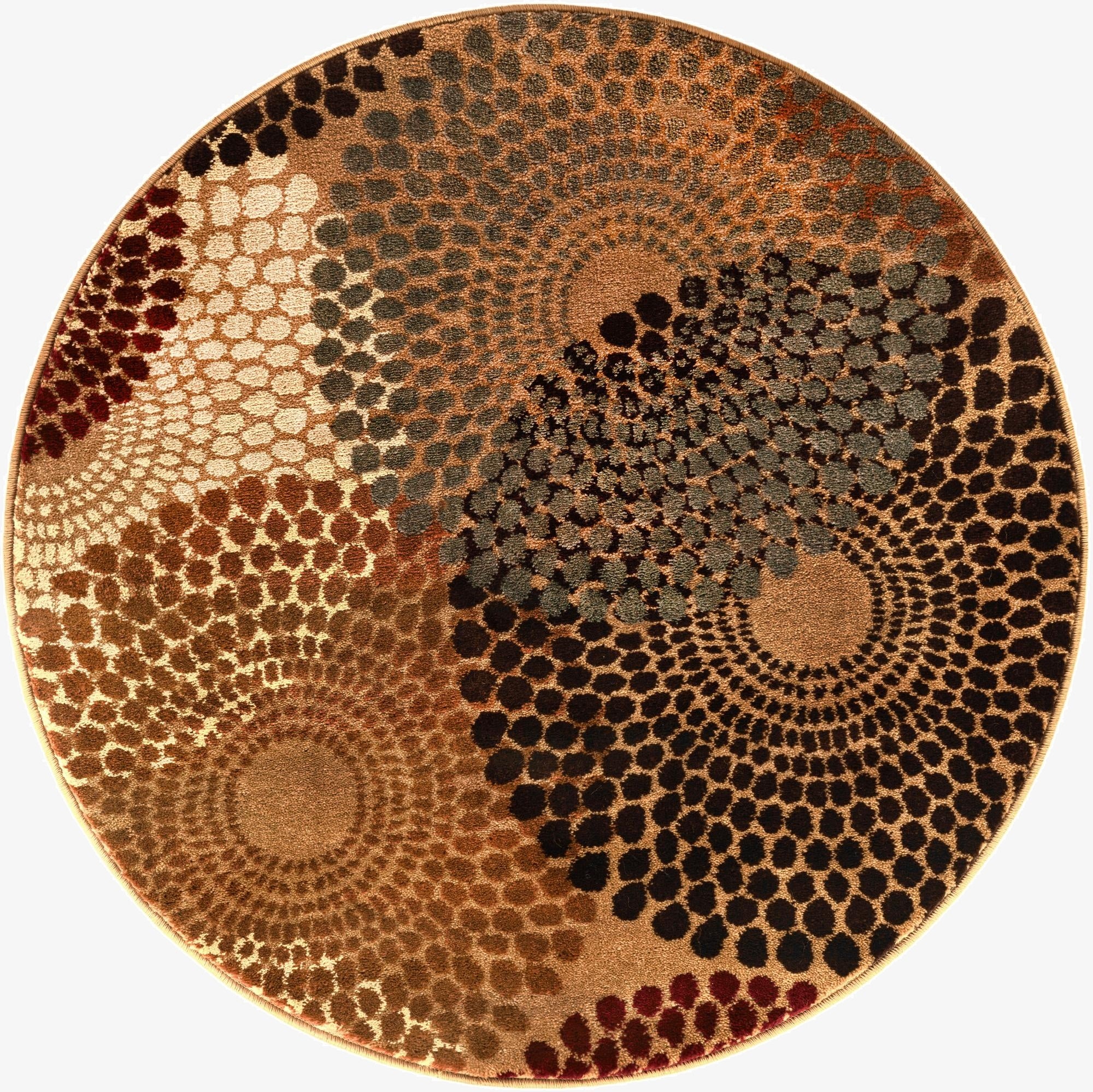  3' x 3' Cafe Round Rug