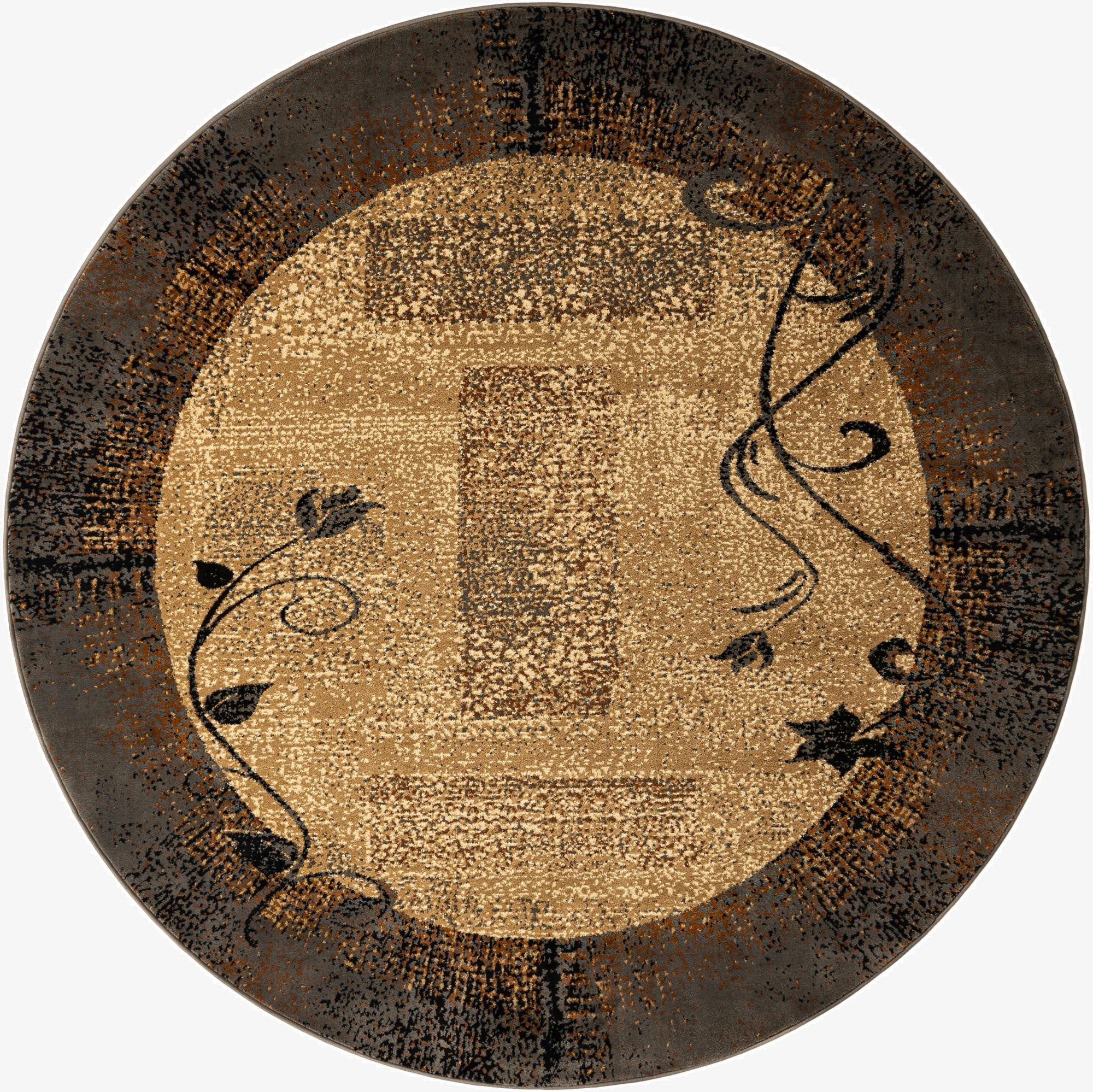  7' 10 x 7' 10 Cafe Round Rug