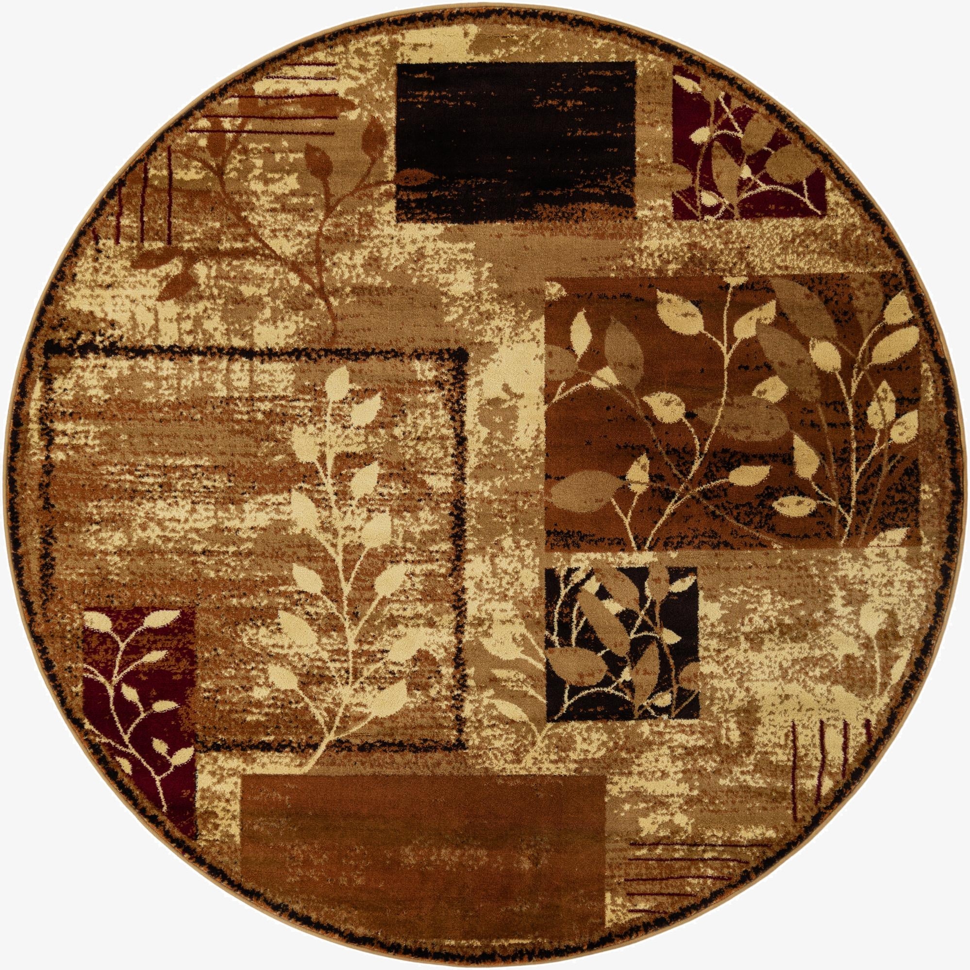  7' x 7' Cafe Round Rug